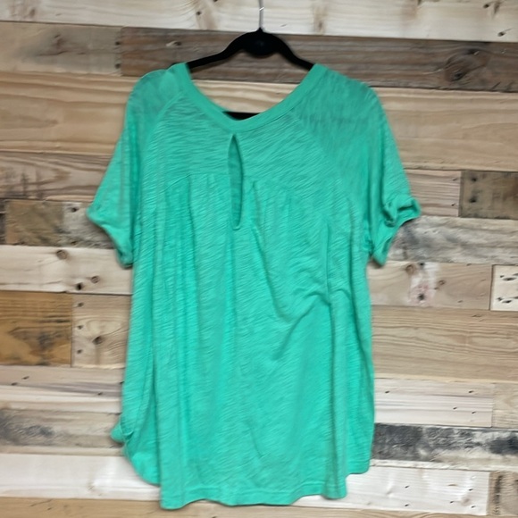 American Eagle Outfitters size Small Vibrant Green Short Sleeve Baby Doll Top - Picture 8 of 8